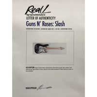Slash of Guns N Roses Autographed Top Hat Guitar w/Epperson LOA - Guitar