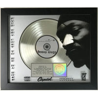 Snoop Dogg Paid Tha Cost To Be Da Bo$$ RIAA Platinum Album Award - Record Award