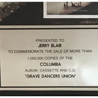 Soul Asylum Grave Dancer’s Union RIAA Platinum Album Award - Record Award