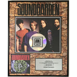 Soundgarden Badmotorfinger platinum label award - Record Award
