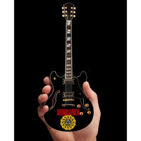 Soundgarden logo Chris Cornell Signature Hollow Body Mini Guitar Replica - Miniatures