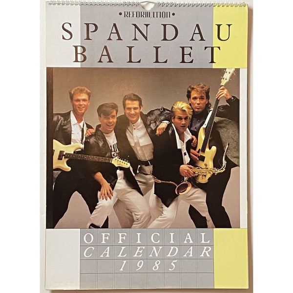 Spandau Ballet Vintage 1985 Calendar - Music Memorabilia