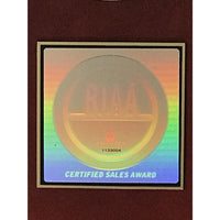 Static-X Wisconsin Death Trip RIAA Gold Album Award - Record Award