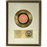 Steve Miller Band The Joker White Matte RIAA Gold 45 Award - RARE