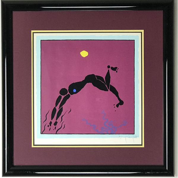 Steve Winwood Arc Of A Diver 1980 Alt Artwork signed by artist Tony Wright - Music Memorabilia