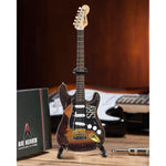 Stevie Ray Vaughan Distressed SRV Custom Fender Strat Mini Guitar Replica - Miniatures