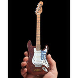 Stevie Ray Vaughan Distressed SRV Lenny Custom Fender Strat Mini Guitar Replica - Miniatures