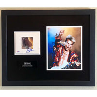 Sting Autographed Cd Collage W/psa Coa
