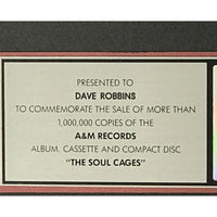 Sting The Soul Cages RIAA Platinum Album Award - Record Award