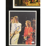 Styx Collage Signed by Tommy Shaw & James Young w/JSA COA
