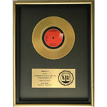 Styx Mr. Roboto RIAA Gold 45 Award presented to Styx - RARE - Record Award
