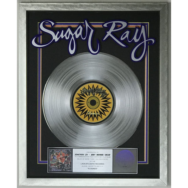 Sugar Ray Floored RIAA Platinum Album Award - Record Award