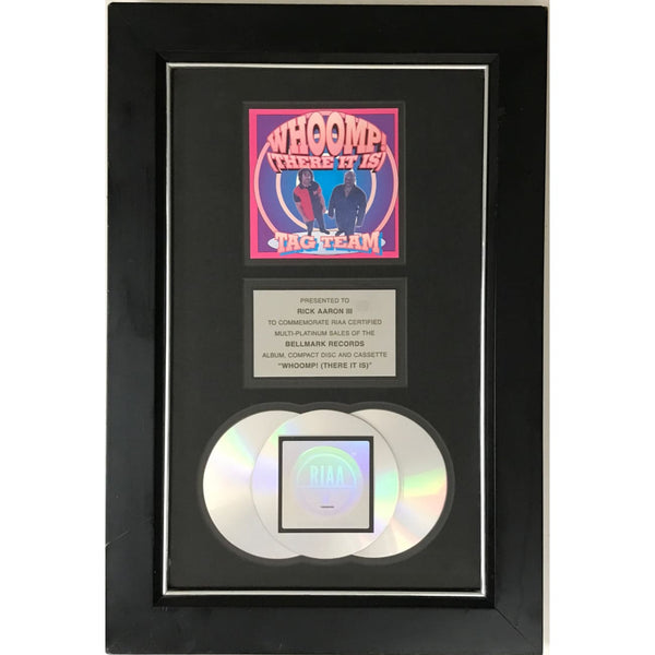 Tag Team Whoomp! (There It Is) Multi-Platinum Single Award - Record Award