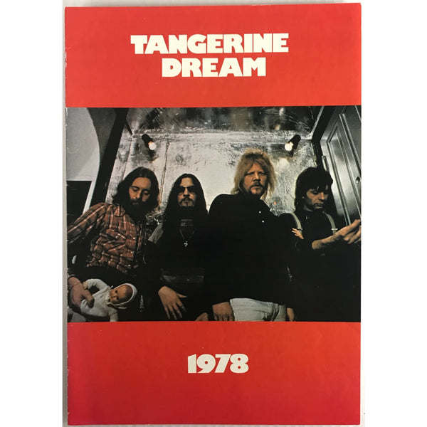 Tangerine Dream 1978 UK Tour Concert Program - Music Memorabilia
