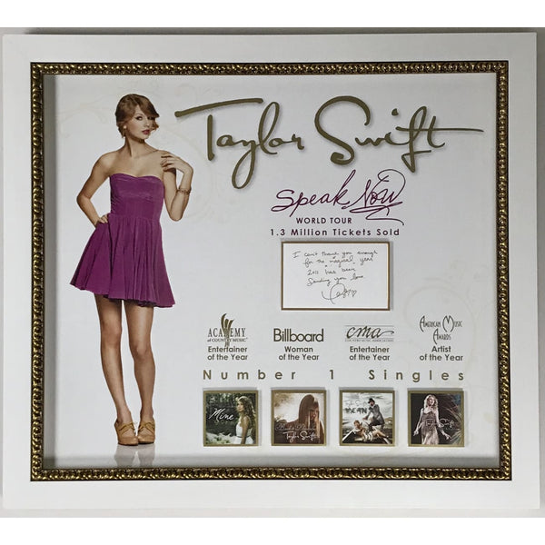 Taylor Swift Speak Now & 2011 Achievements Label Award - Record Award