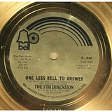 The 5th Dimension One Less Bell To Answer 1970 Label Million Seller Award