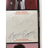 The Cars Candy-O album art proof signed by Ocasek Orr and entire group w/Epperson LOA