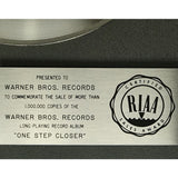 The Doobie Brothers One Step Closer RIAA Platinum Album Award - Record Award