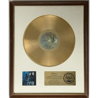 The Doors Absolutely Live! RIAA Gold LP Award presented to Jim Morrison - RARE - Record Award