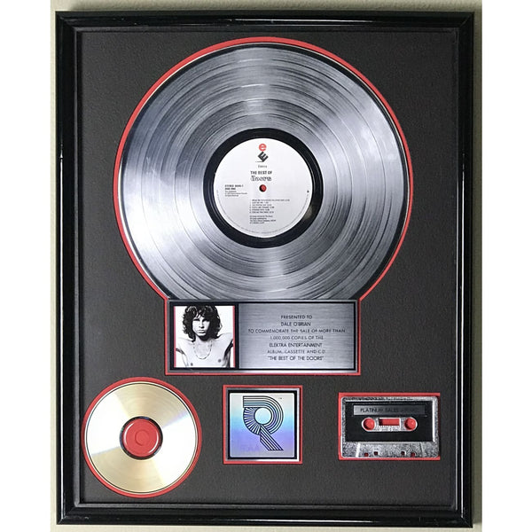 The Doors Best Of The Doors RIAA Platinum Album Award