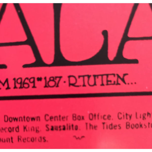 The Doors Cow Palace Concert Poster 1969 - 2nd Printing – MusicGoldmine.com