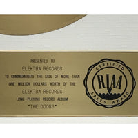 The Doors debut RIAA Gold LP Award - RARE - Record Award
