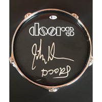 The Doors Drumhead Collage Signed by John Densmore w/BAS COA