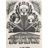 The Jimi Hendrix Experience 1969 Concert Handbill