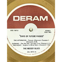 The Moody Blues Days Of Future Passed White Matte RIAA Gold LP Award presented to The Moody Blues - RARE - Record Award