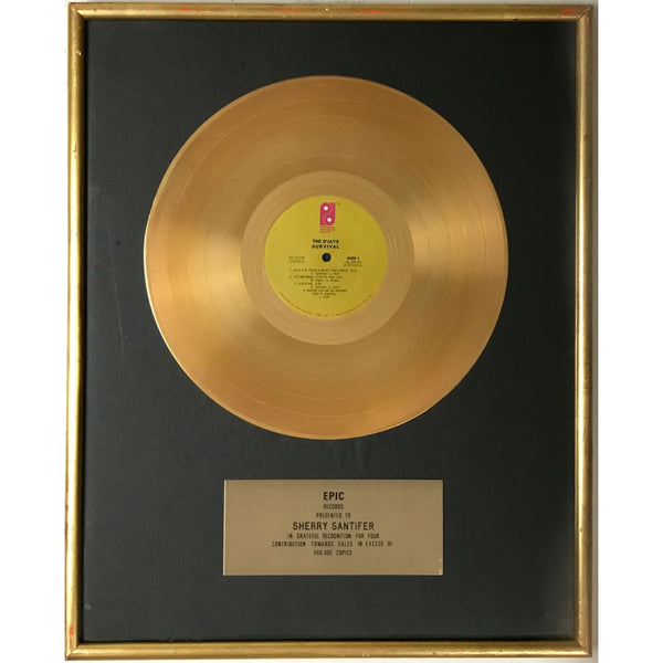 The O’Jays Survival 1970s Epic Records award - Record Award