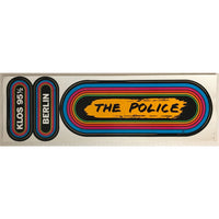 The Police Original 1980s Bumper Sticker - Music Memorabilia