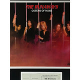 The Runaways Genuine 1977 Ticket Collage - Music Memorabilia
