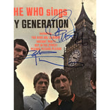 The Who Daltrey Townshend Autographed Collage w/Epperson LOA