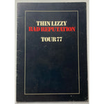 Thin Lizzy Bad Reputation 1977 Tour Program - Music Memorabilia