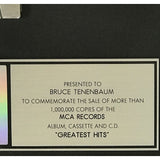 Tom Petty Greatest Hits RIAA Platinum Album Award - Record Award