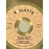 Tommy James and the Shondells Hanky Panky White Matte RIAA Gold 45 Award - RARE - Record Award