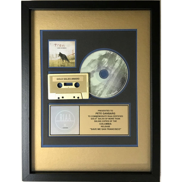 Train Save Me San Francisco RIAA Gold Award - Record Award