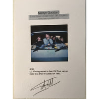 U2 1980 Martyn Goddard-Signed #8/40 Limited Edition Photo - Music Memorabilia