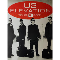 U2 Elevation 2001 Tour Poster - Music Memorabilia