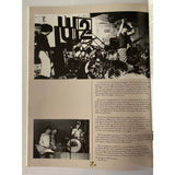 U2 Joshua Tree 1987 Concert Tour Program - Music Memorabilia