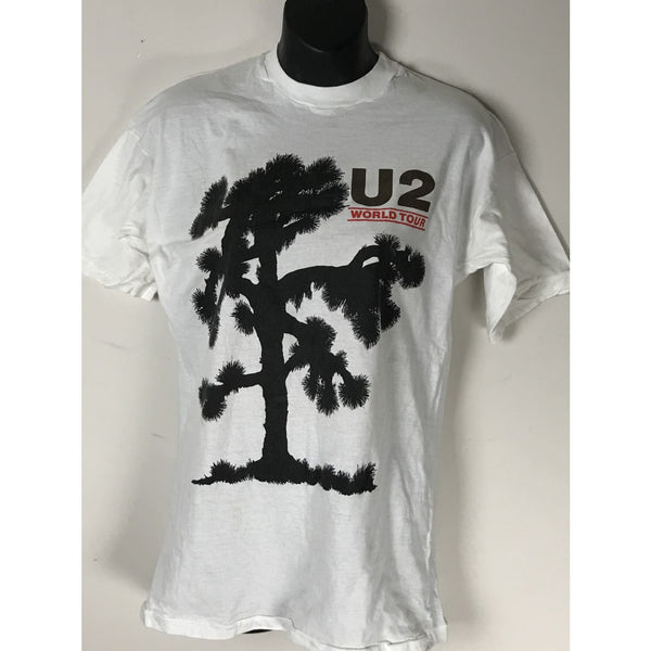 U2 World Tour Vintage T-shirt 80s - Music Memorabilia
