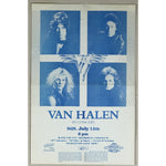 Van Halen 1981 Original Concert Poster