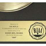 Van Halen 1984 RIAA Gold Album Award - Record Award