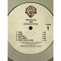 Van Halen 1984 RIAA Platinum Album Award - Record Award