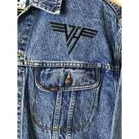 Eddie Van Halen Signed VH XL Jean Jacket w/BAS LOA - RARE - Guitar