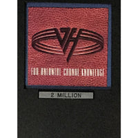 Van Halen For Unlawful Carnal Knowledge RIAA 2x Multi-Platinum Album Award - Record Award