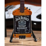 Van Halen Michael Anthony Jack Daniels Bass Mini Guitar Replica - Miniatures