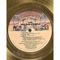 Village People Live And Sleazy RIAA Gold LP Award