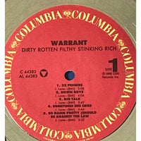 Warrant Dirty Rotten Filthy Stinking Rich RIAA 2x Multi-Platinum Album Award
