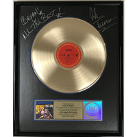 Warrant Dog Eat Dog RIAA Gold LP Award presented to/signed by guitarist Erik Turner